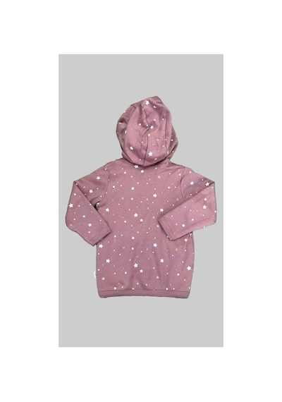 Mother Love %100 Organik Kapüşonlu Sweatshirt Pembe