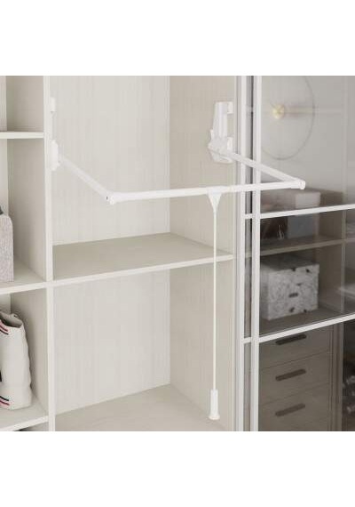 Starax Gardırop Asansörü 15 Kg Beyaz W: 850-1150mm S-6014-w Çok Renkli