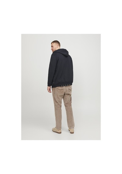 Jack & Jones Plus Büyük Beden Kapüşonlu Üst Reißverschluss Black