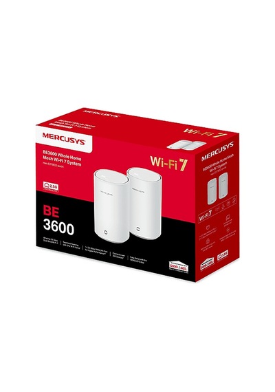 Mercusys Halo E27be 2-pack Wi-fi 7 Mesh Sistemi Be3600 Mbps Fiber Uyumlu Çift Bant