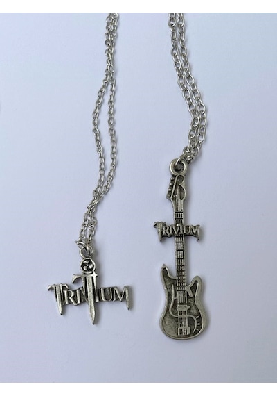 Paytak Moda Trivium Bff 2li Rock Metal Grup Zincir Kolye Pytkznkly0163