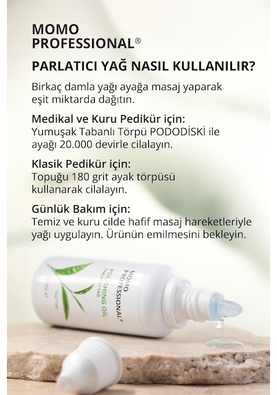 Momo Professional Polishing Oil Parlatıcı Yağ 30 ML