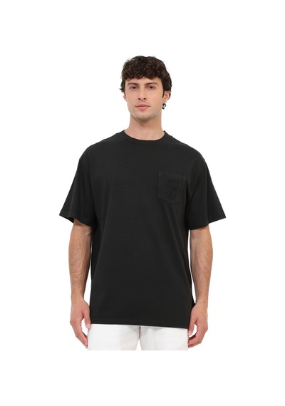 Quiksilver Oxnı Washed Ss Tee Siyah Erkek Kısa Kol T-shirt