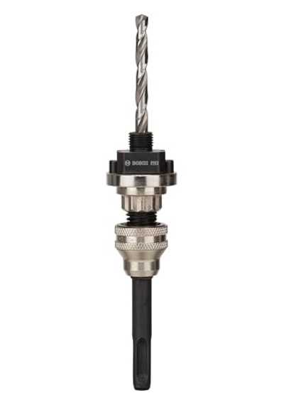 1 X Pro Q-lock Adaptör, Sds Plus Yuvalı Quick Change Sistemi İçin, Delik Testeresi İçin Metal, Plastik, 242 X 109 Mm, Profesyonel Aksesuar, Darbeli Matkap