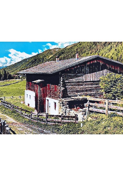 Vadiye Bakış Adlı İran Tebriz Halı Tablo 123x73cm - Duvar Halı Kilim Tablo