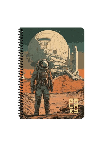 Keskin A4 80 Yp.kar. Pp Kp.spiralli Galaxy Defter