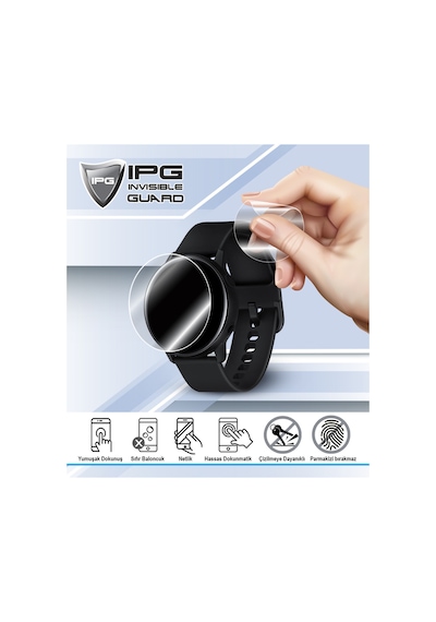 Samsung Galaxy Watch 9 44mm İle Uyumlu Ipg Hydrogel İnce Tpu Ekran Koruyucu 2 Adet