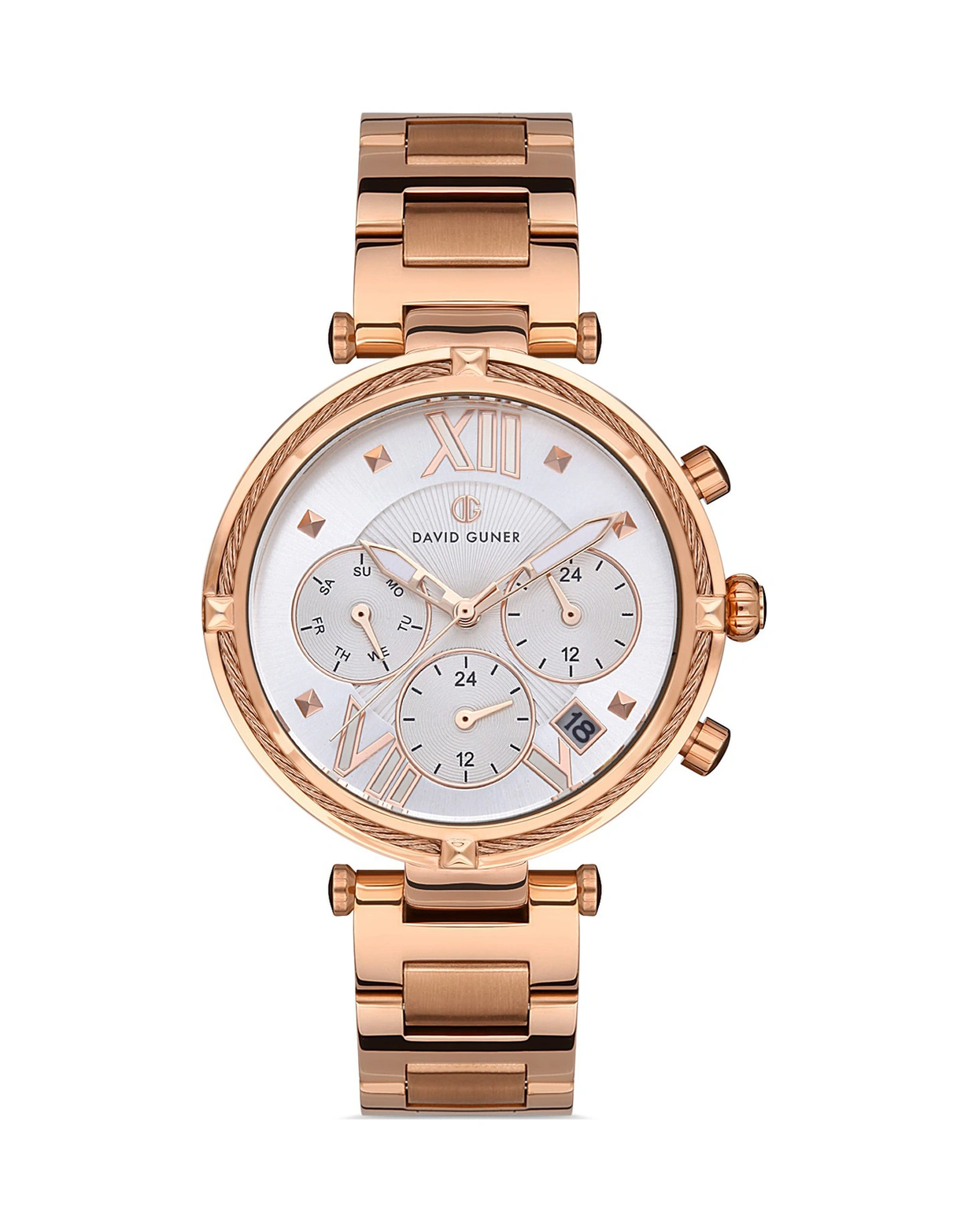 David Guner Dg-8273la-c1 Rose Gold
