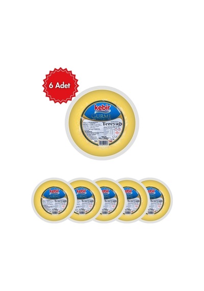 Kebir Gurme Tuzsuz Tereyağı 1 Kg X 6 Adet Kahvaltılık Ve Yemeklik Hamur İşi Ve Tatlılar İçin