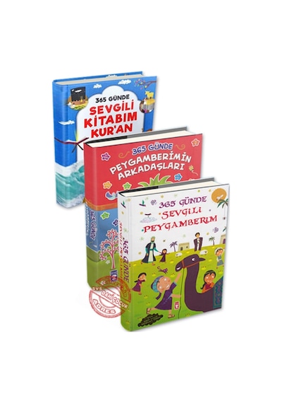 365 Günde Sevgili Kitabım Kuran Peygamberim Arkadaşları 3 Kitap Set - Nurdan Damla Timaş