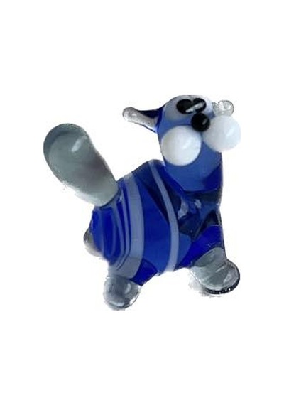 El Yapımı Mini Murano Cam Kedi Biblo A114-02