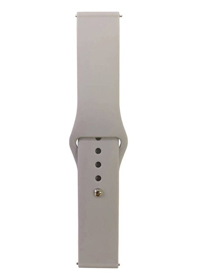 Xiaomi Amazfit Pace Band Serisi 22mm Klasik Kordon Silikon Strap Kayış-beyaz