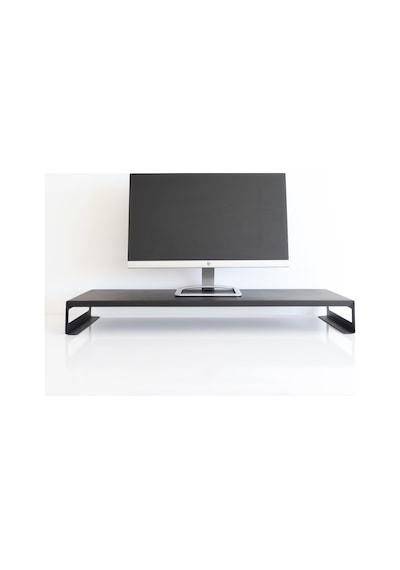 Hansdo İkili Metal Monitör Standı Siyah