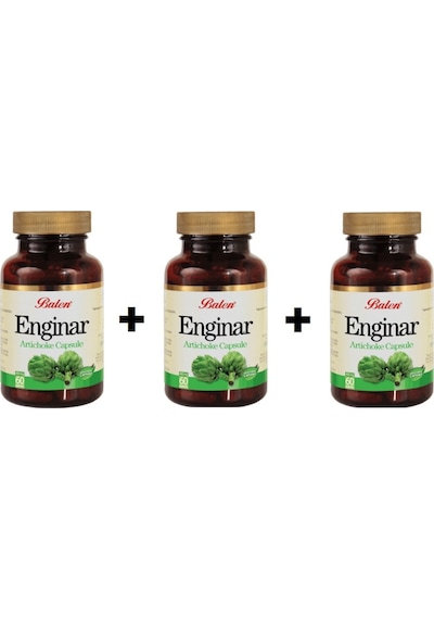Balen Enginar Hapi - Artichoke - 475 Mg X 180 Kapsul - 3 Kutu