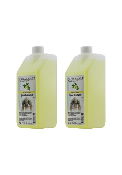 Çanakkale Kolonyaları 80 Derece Limon Kolonyası Korumalı Kapak - Yeni Model 2 x 1 L
