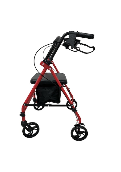 Respirox Rr-01 Katlanabilir Rolatör Kırmızı Yeni