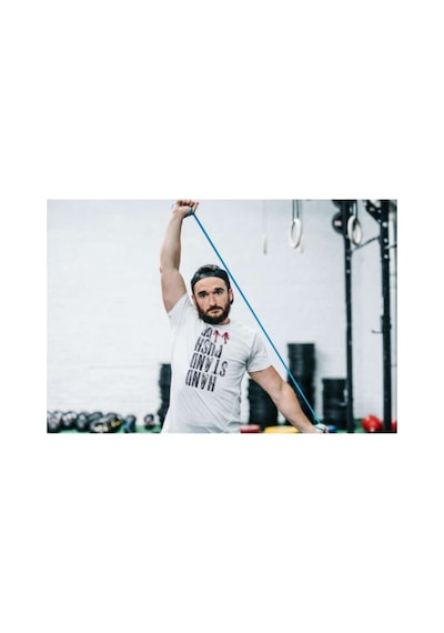Direnç Lastiği - Pilates Bandı - Fitness Bandı - Training Band - 5 Kg Mavi