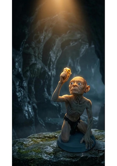 Üzüklerin Efendisi Gollum Smeagol Figür Tek Yüzük Maket Biblo Koleksiyonluk Hediyelik Eşya Heykel 10 Cm
