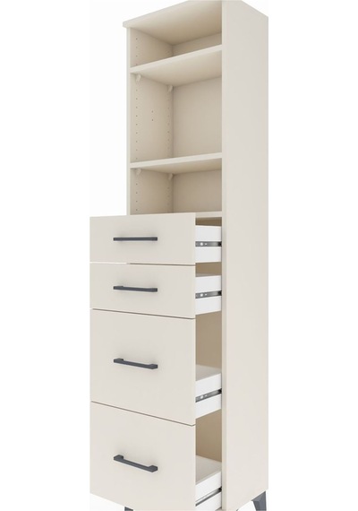 Arges Dolap 3 Raflı 4 Çekmeceli 44x30x182 Aytaşı-aytaşı Aytası Arges Dolap 3 Raflı 4 Çekmeceli 44x30x182 Aytaşı-aytaşı Aytası