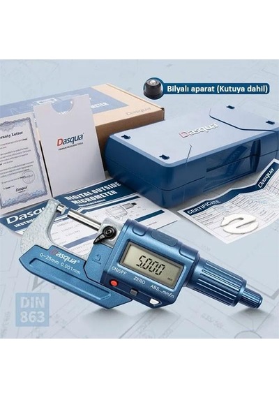 Dasqua 4230-2005 Dijital Dış Çap Mikrometresi