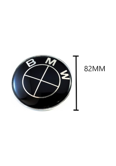 Bmw Logo Siyah 82Mm 1 Adet