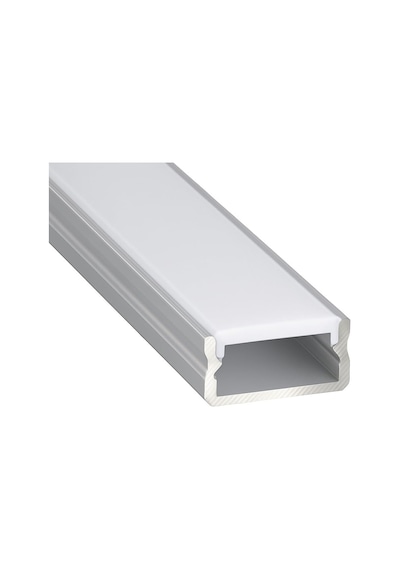 Led Kanal Profil Sıva Üstü 6931 Alüminyum Kasa İnce Tip 2 Metre 15x6mm Opak Pleksi Yan Kapak Diğer