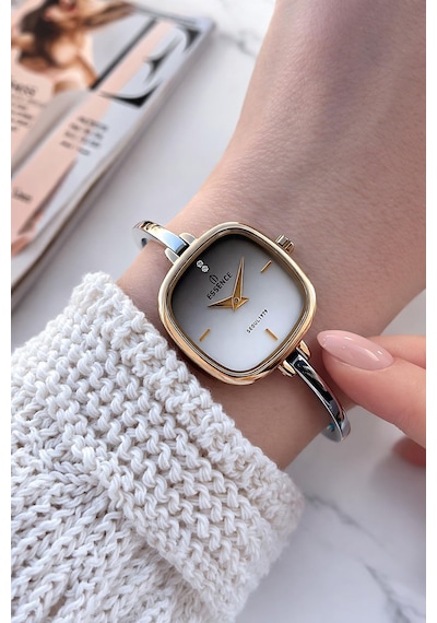 Essence Vintage Seri Küçük Kasa Çelik Kararma Renk Atma Yapmaz Kadın Kol Saat+bileklik Bd1222.270 Sarı