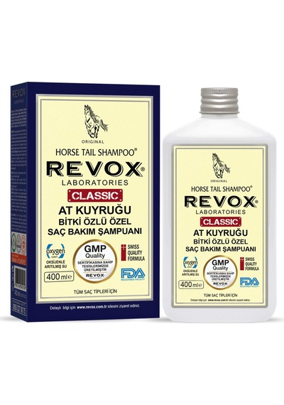 Revox Classic At Kuyruğu Bitki Özlü Saç Bakım Şampuanı 400 ML