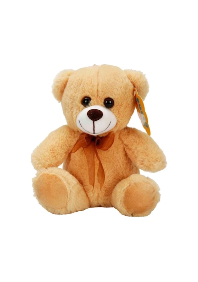0998 Sun-jhn-pff-sk Peluş Ayı Oturan Kurdeleli 21cm -stokta Olan Renk Gönderilir 001 - Beyaz
