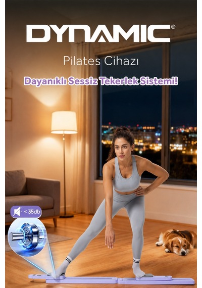 Dynamic Pilates Aleti Katlanabilir Kaydırmalı Egzersiz Sistemi Portable Pilates Reformer