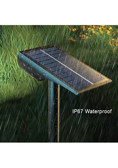 Solar Led Bahçe Aydınlatması - Renk Değiştiren Bahçe Lambası, Su Geçirmez Dekoratif Peyzaj Işığı Adet - 1 Adet