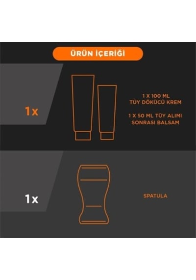 Tüy Dökücü Krem Seti 100 + 50 Ml Hızlı Etki