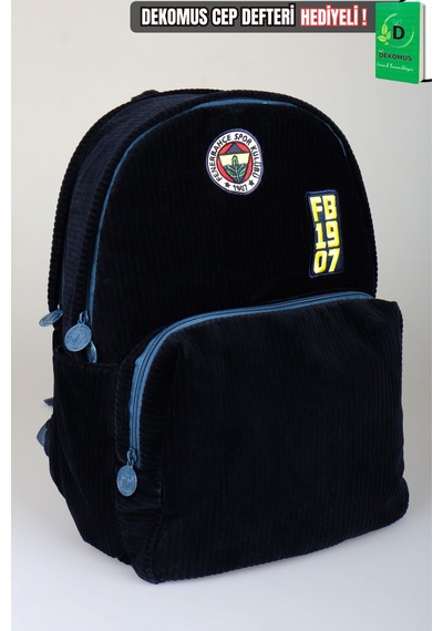 Lisanslı Fenerbahçe 1907 Velvet Heritage Collection Büyük Boy Kadife Çanta Diğer