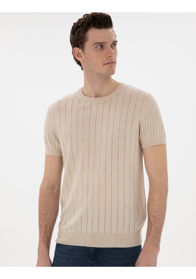 Pierre Cardin Erkek Bej Kazak /triko 50305992-vr011 Bej