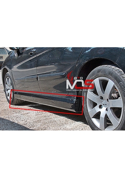 Peugeot 308 Marşpiyel Sağ Sol Takım Fiberglass Boyasız Uyumlu