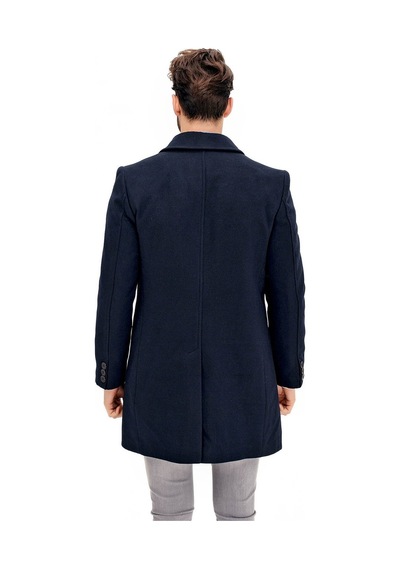 Plt8365 Dewberry Erkek Palto-Lacivert-Lacivert