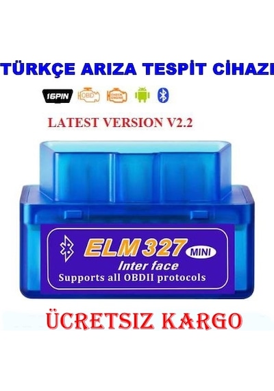 Elm327 Türkçe Super Mini Bluetooth V2.1 Obd2