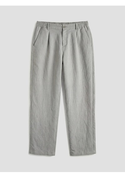 Lcw Vision Gri Standart Kalıp Erkek Dokulu Pileli Pantolon