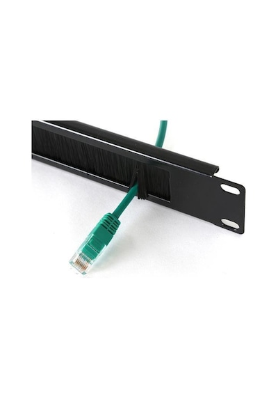 Rack Kabin 1 U Fırçalı Organizer