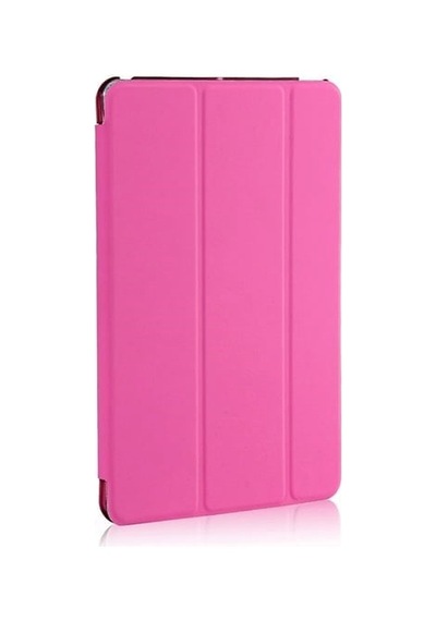Apple Uyumlu İpad Smart Cover Akıllı Standlı Silikon Arka Kapaklı Tablet Kılıfı - Pembe