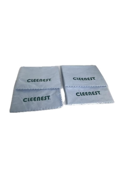 Yüksek Kaliteli Kaşmir İpliğinden Üretilmiş Temizleme Bezi Gözlük Temizleme Bezi Ekranlar, Tabletler İçin, 4 Adet, 15 X 18 Cm Turkuaz
