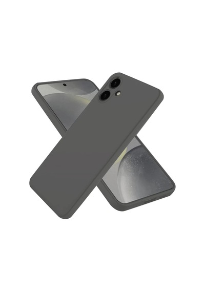 Galaxy A06 Kılıf First Silikon - Gri