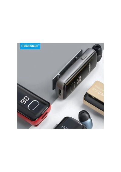 Magicool Fineblue F580 Dijital Göstergeli Makaralı Titreşimli Bluetooth Kulaklık Gold