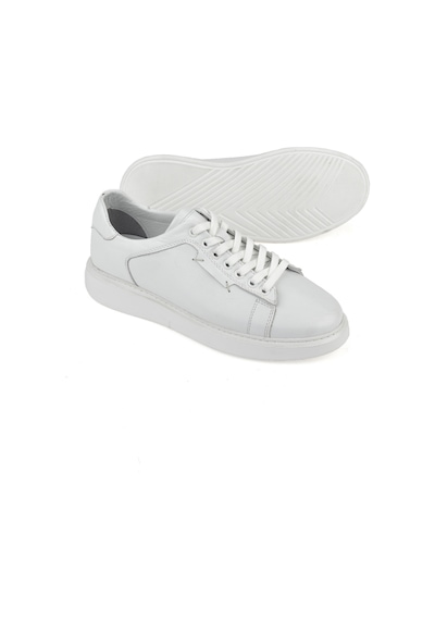 Ziya, Erkek Hakiki Deri Sneaker 151423z512 Beyaz 151423z512 500 Beyaz