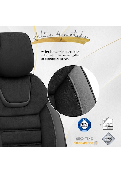Otom Iconic Design Ekstra Destekli Oto Koltuk Kılıfı 550061877