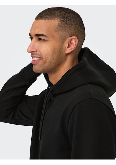 Only & Sons Onsconnor Lıfe Reg Siyah Erkek Sweatshirt 22029225