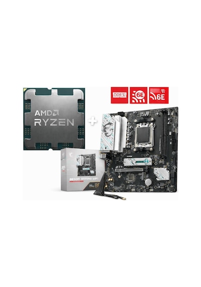Msı B650m Gamıng Wıfı Am5 Anakart + Amd Ryzen 7 7800x3d Am5 Anakart+işlemci Bundle