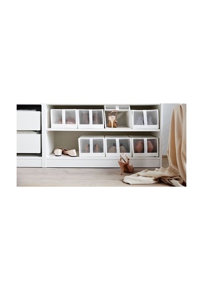 Ikea Skubb 4 Parça Ayakkabı Saklama Kutusu 22 X 34 X 16 Cm Beyaz