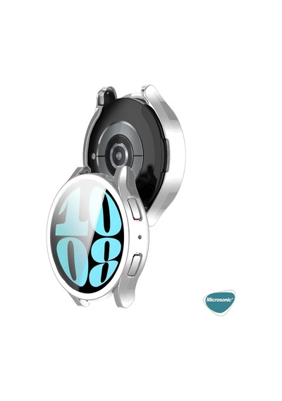 Samsung Galaxy Watch 6 40mm İçin Kılıf Ekranı Tam Kaplayan 360 Full Round Soft Silicone Gümüş Galaxy Watch 6 40mm İle Uyumlu Kılıf - Gümüş Çok Renkli Samsung Galaxy Watch 6 40mm İçin Kılıf Ekranı Tam Kaplayan 360 Full Round Soft Silicone Gümüş Galaxy Watch 6 40mm İle Uyumlu Kılıf - Gümüş Çok Renkli