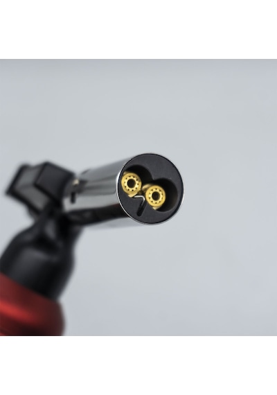 Rox Bs-850 İki Alev Çıkışlı Bütan Gaz Torch Pürmüz Kırmızı